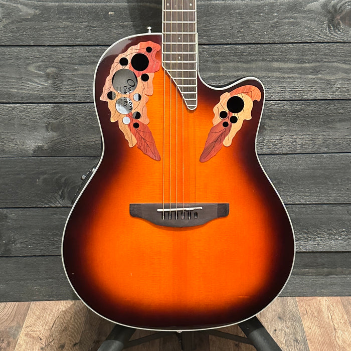 Ovation CE48 Celebrity Series Elite Super Shallow Acoustic-Electric Guitar - Sunburst