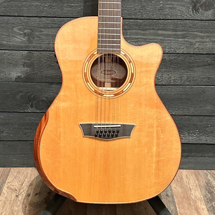 Washburn WCG15SCE12 12-String Acoustic-Electric Guitar - Natural