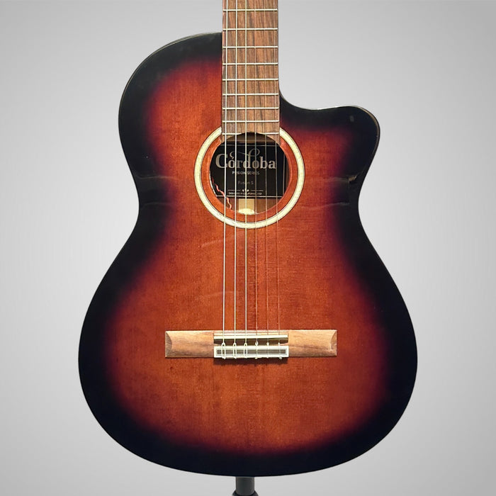 Córdoba Fusion 5 Nylon String Classical Acoustic Electric Guitar - Sunburst