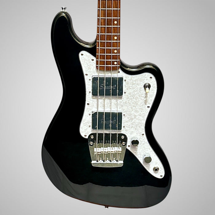 Fender Squier Paranormal Rascal HH 4 String Electric Bass Guitar - Black