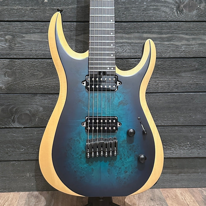 Jackson Pro Plus Series DK Modern MDK7P HT 7 String Electric Guitar - Chlorine Burst