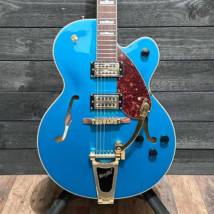 Gretsch G2410TG Streamliner Hollow Body Single-Cut with Bigsby Electric Guitar - Fairlane Blue