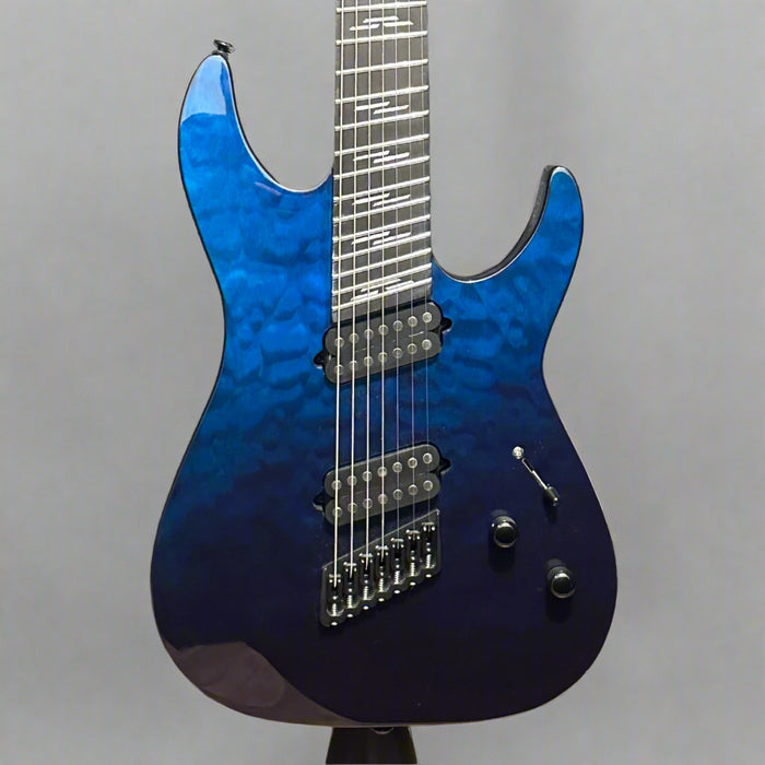 Schecter Reaper-7 Elite Multiscale 7 String Electric Guitar - Deep Ocean Blue