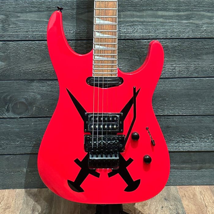 Jackson X Series SL1A DX Electric Guitar - Red Cross Dagger
