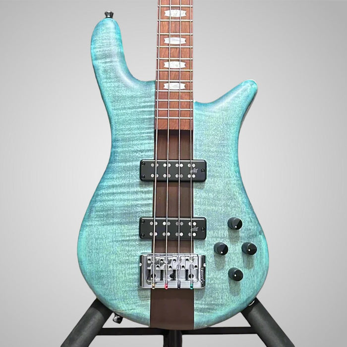 Spector Euro 4 RST 4 String Electric Bass Guitar w/ Bag - Turquoise Tide Matte