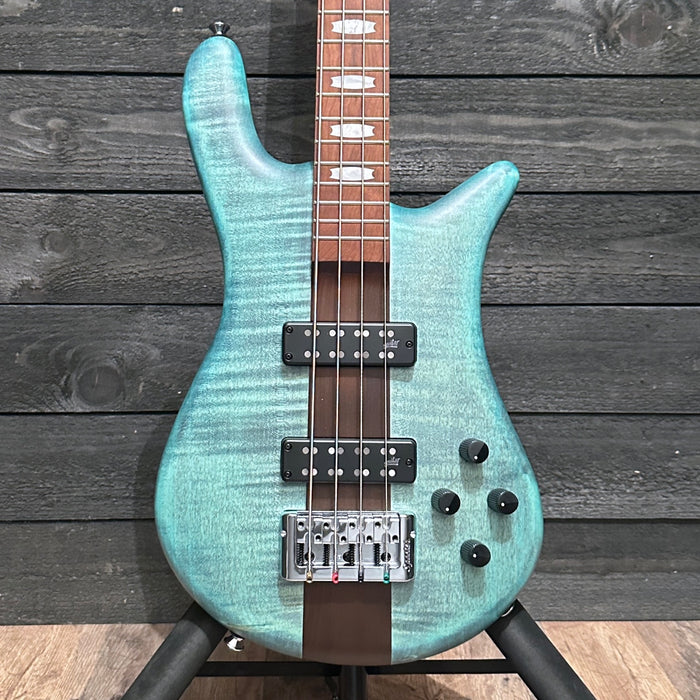 Spector Euro 4 RST 4 String Electric Bass Guitar w/ Bag - Turquoise Tide Matte