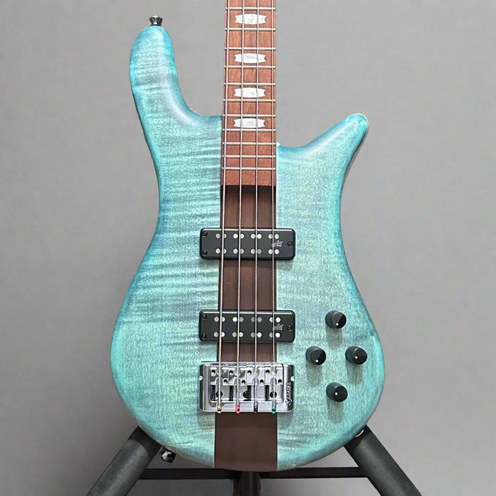 Spector Euro 4 RST 4 String Electric Bass Guitar w/ Bag - Turquoise Tide Matte