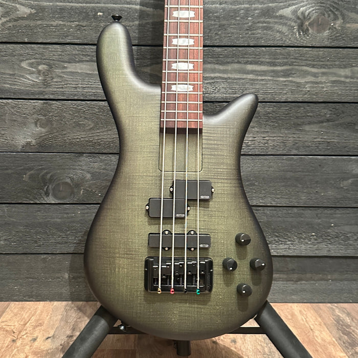 Spector Euro 4 LX Bolt-On 4 String Electric Bass Guitar w/ Bag - Haunted Moss