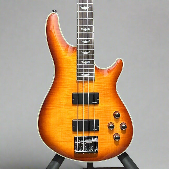 Schecter Omen Extreme 4 String Electric Bass Guitar - Vintage Sunburst