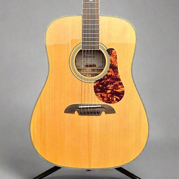 Alvarez MD60 Herringbone Dreadnought Acoustic Guitar - Natural