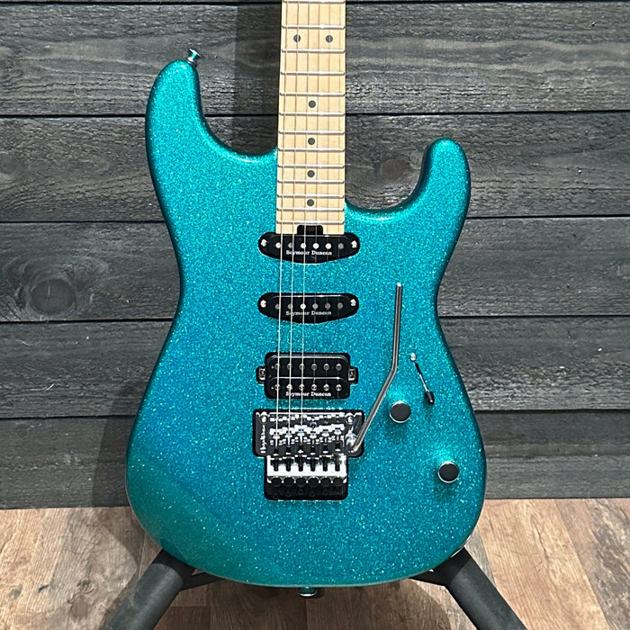 Charvel Pro-Mod San Dimas Style 1 HSS FR M Electric Guitar - Aqua Flake