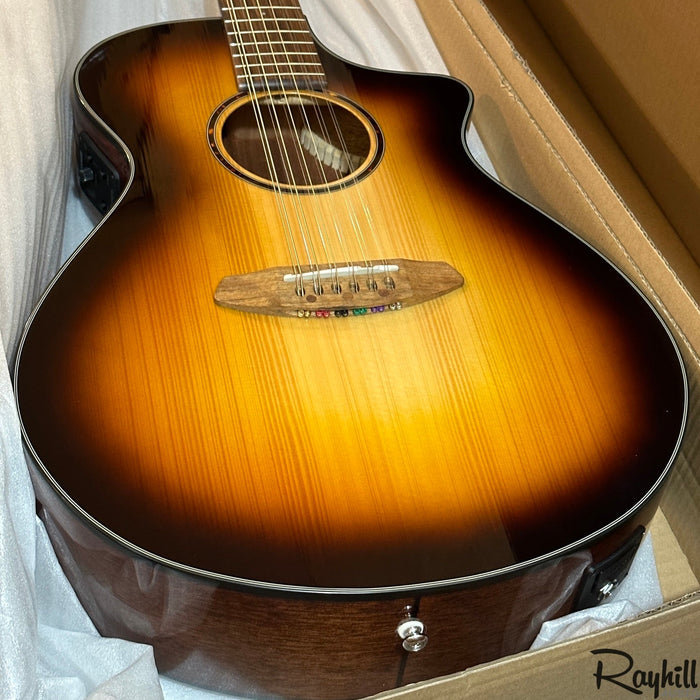 Breedlove Discovery S Concert 12-string CE Acoustic-Electric Guitar Edgeburst B-stock