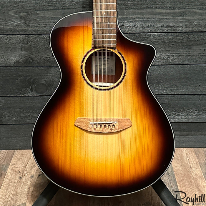 Breedlove Discovery S Concert 12-string CE Acoustic-Electric Guitar Edgeburst B-stock