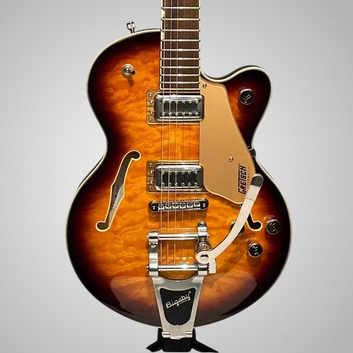 Gretsch G5655TQM Electromatic Center Block Jr Maple Semi Hollow Body Electric Guitar w/ Bigsby - Sweet Tea