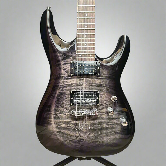 Schecter C-6 Plus Electric Guitar - Charcoal Burst