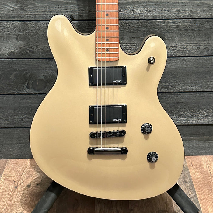 Fender Squier Contemporary Active Starcaster Semi Hollow Body Electric Guitar - Shoreline Gold