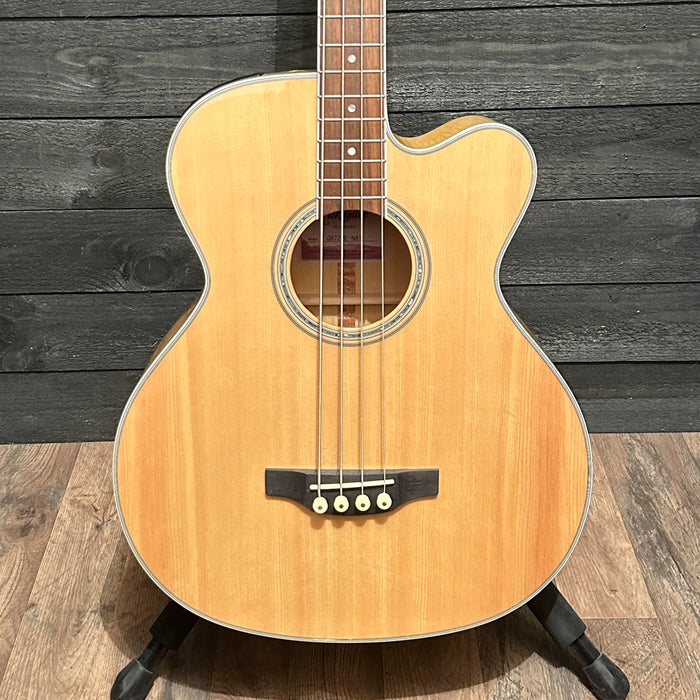 Takamine GB-72CE 4 String Acoustic Electric Bass Guitar - Natural
