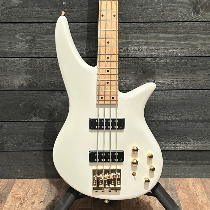 Jackson Spectra IV SBX 4 String Electric Bass Guitar - White