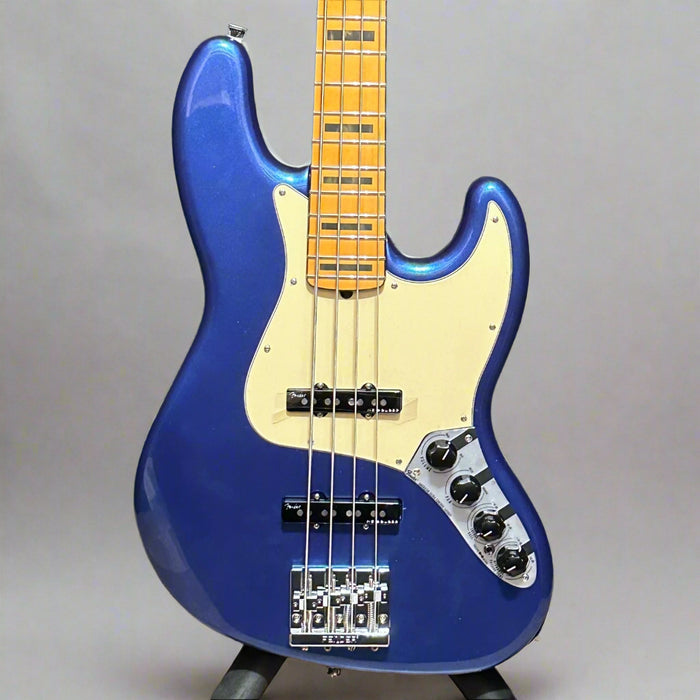 Fender American Ultra Jazz Bass 4 String Electric Bass Guitar 2024 - Cobra Blue