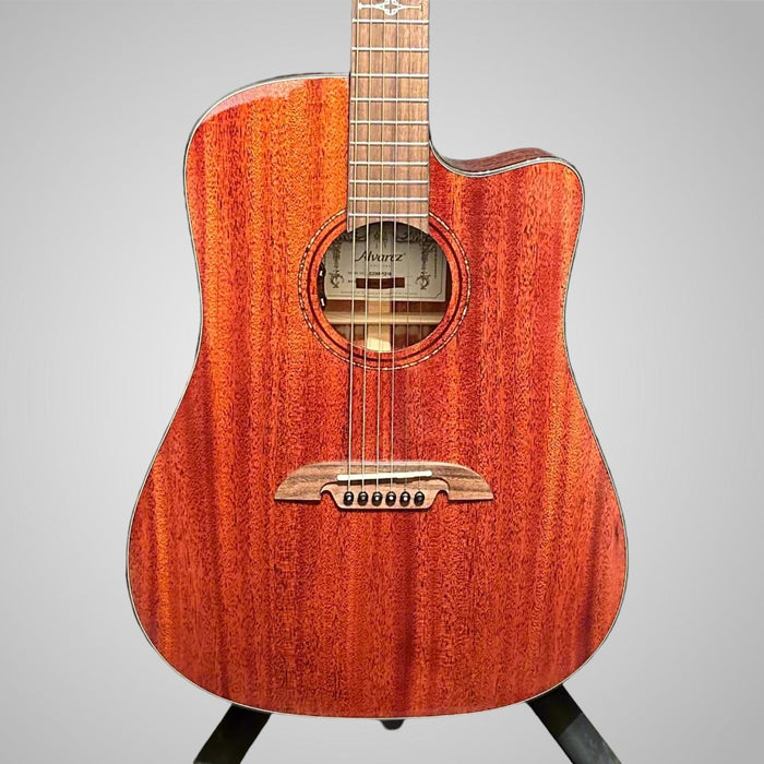 Alvarez MD66CE Mahogany Dreadnought Acoustic-Electric Guitar - Natural
