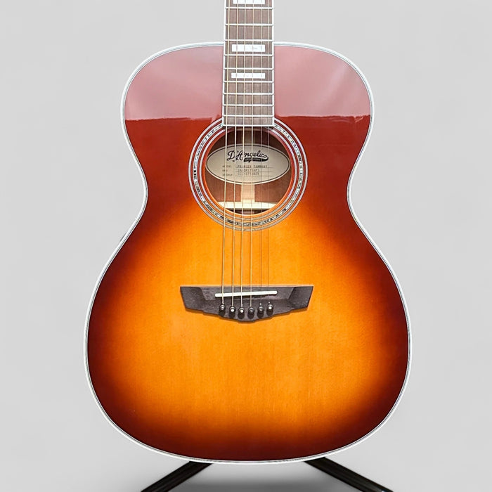 D'Angelico Premier Tammany Orchestra Acoustic-Electric Guitar - Ice Tea Burst