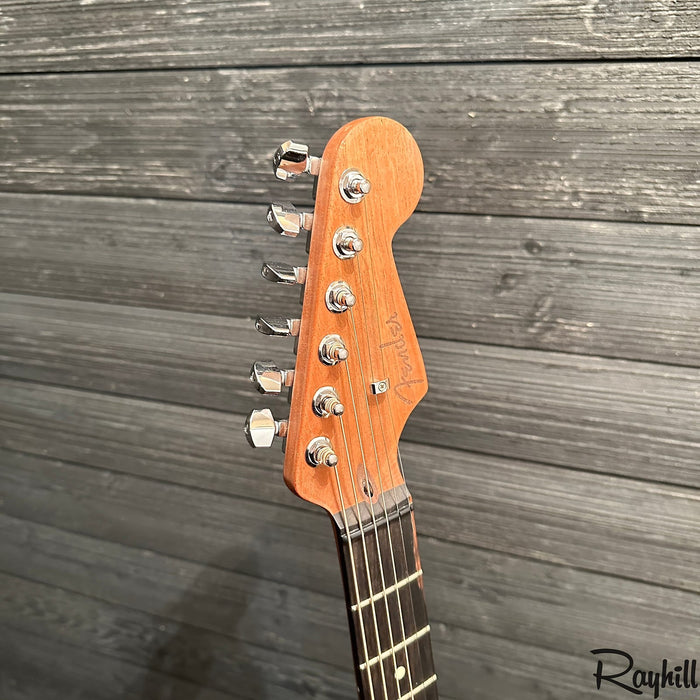 Fender American Acoustasonic Jazzmaster Acoustic Electric Guitar Ocean Turquoise