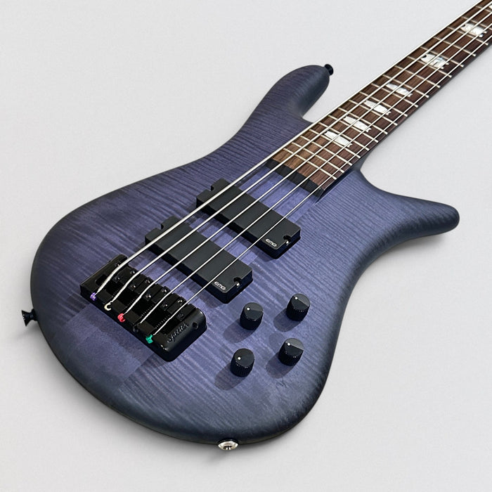 Spector Euro 5 LX 5 String Neck Through Electric Bass Guitar - Nightshade Matte