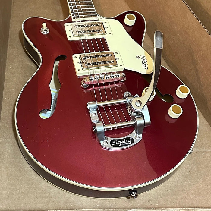 Gretsch G2655T Streamliner Center Block Double-Cut Bigsby Semi Hollow Body Electric Guitar - Brandy Wine
