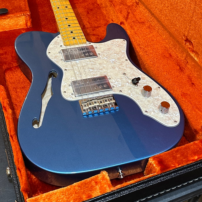 Fender American Vintage II 1972 Telecaster Thinline Electric Guitar - Lake Placid Blue