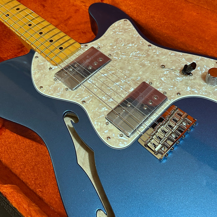 Fender American Vintage II 1972 Telecaster Thinline Electric Guitar - Lake Placid Blue