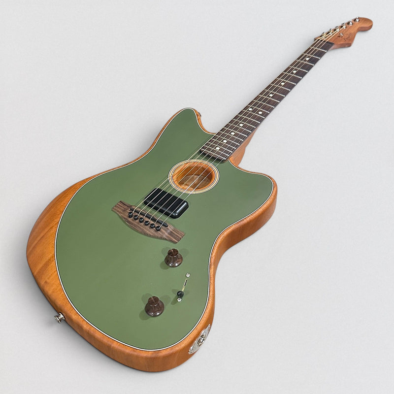 Fender Acoustasonic Player Jazzmaster Acoustic-Electric Guitar - Antique Olive