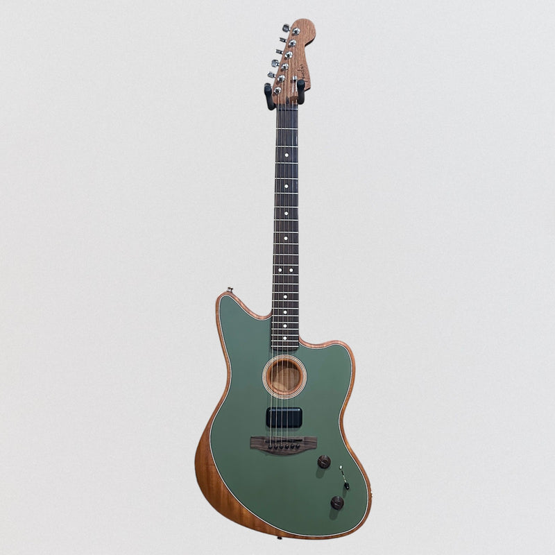 Fender Acoustasonic Player Jazzmaster Acoustic-Electric Guitar - Antique Olive