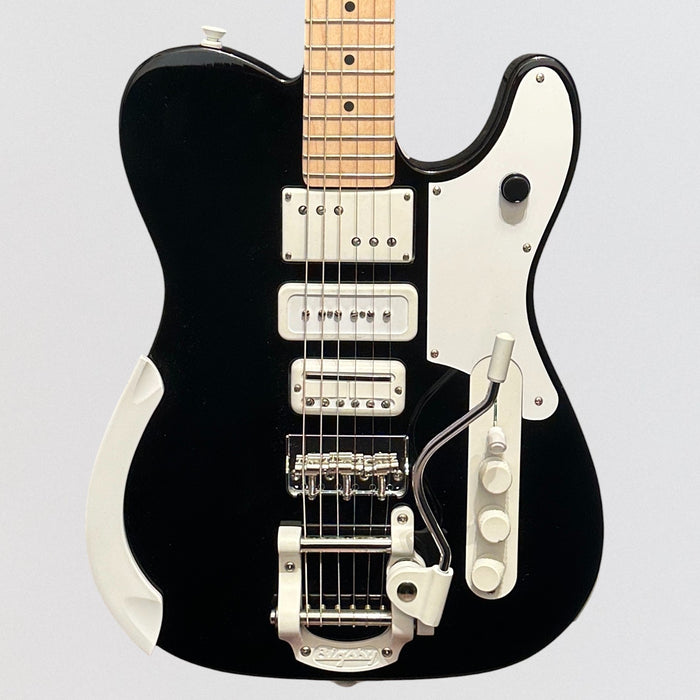 Fender American Jack White Triplecaster Telecaster USA Electric Guitar - Black