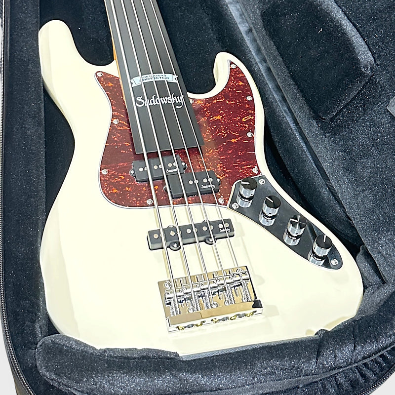 Sadowsky MetroExpress 21 Fret Hybrid PJ 5 String Maple Board Electric Bass Guitar - White
