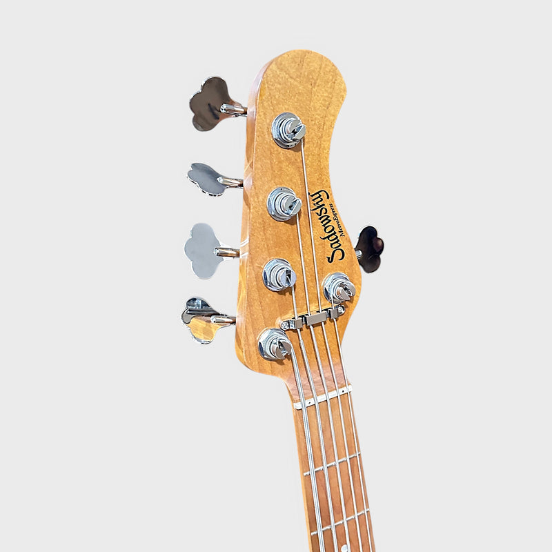 Sadowsky MetroExpress 21 Fret Hybrid PJ 5 String Maple Board Electric Bass Guitar - White