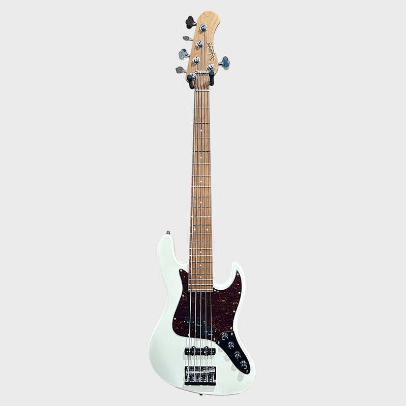 Sadowsky MetroExpress 21 Fret Hybrid PJ 5 String Maple Board Electric Bass Guitar - White