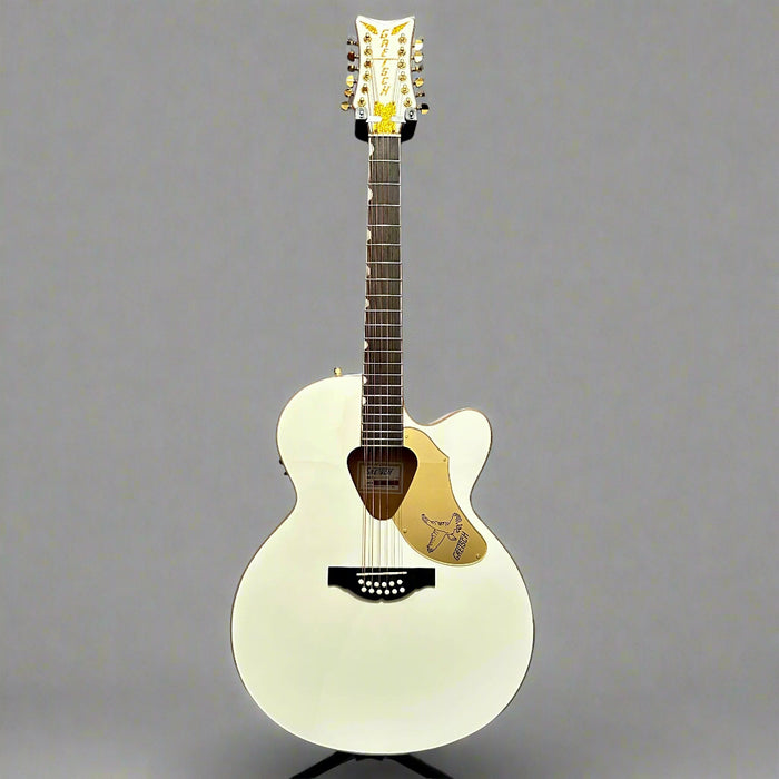 Gretsch G5022CWFE-12 Rancher Falcon Jumbo 12-String Acoustic-Electric Guitar - White