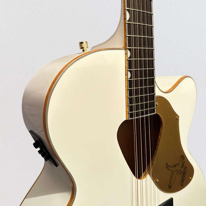 Gretsch G5022CWFE-12 Rancher Falcon Jumbo 12-String Acoustic-Electric Guitar - White
