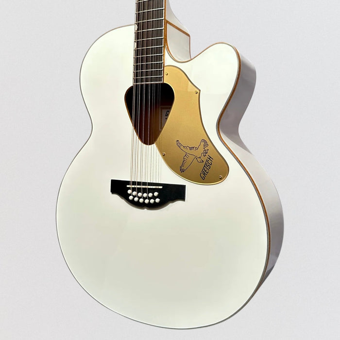 Gretsch G5022CWFE-12 Rancher Falcon Jumbo 12-String Acoustic-Electric Guitar - White