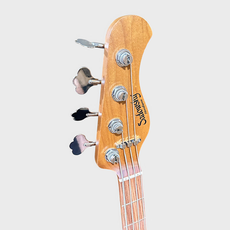 Sadowsky MetroExpress 21-Fret 4 String Vintage M Morado Board Electric Bass Guitar - White