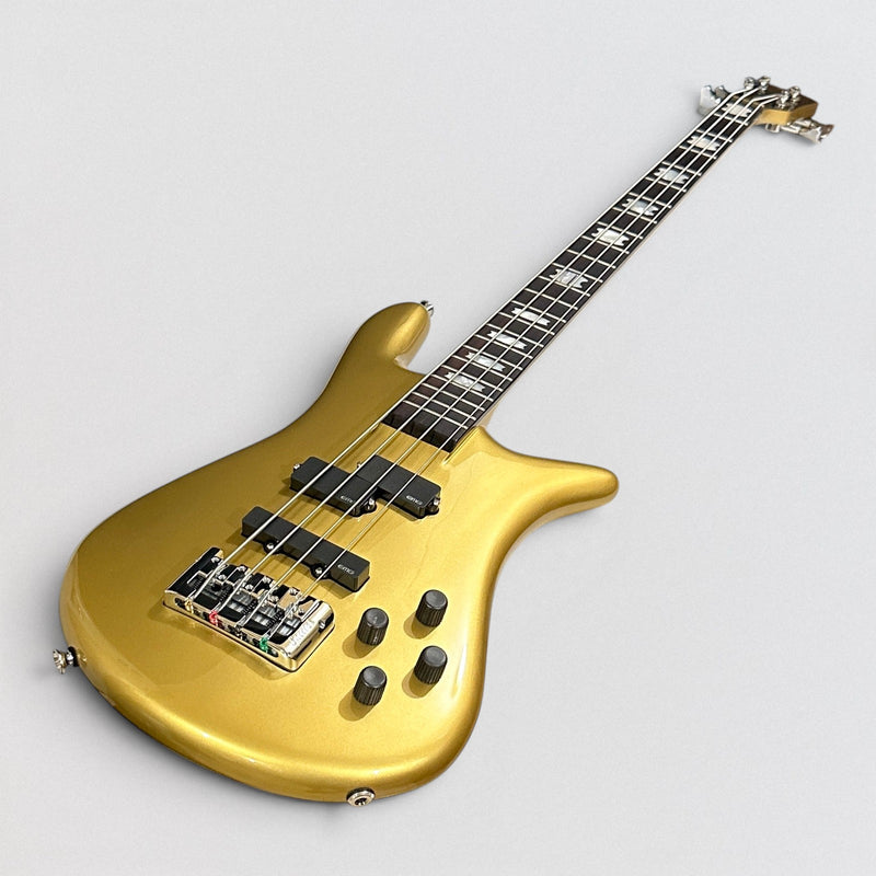Spector Euro Classic 4 String Electric Bass Guitar - Metallic Gold Gloss