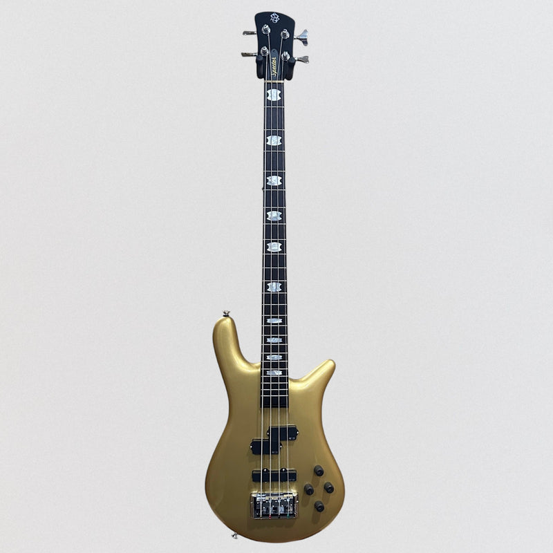 Spector Euro Classic 4 String Electric Bass Guitar - Metallic Gold Gloss
