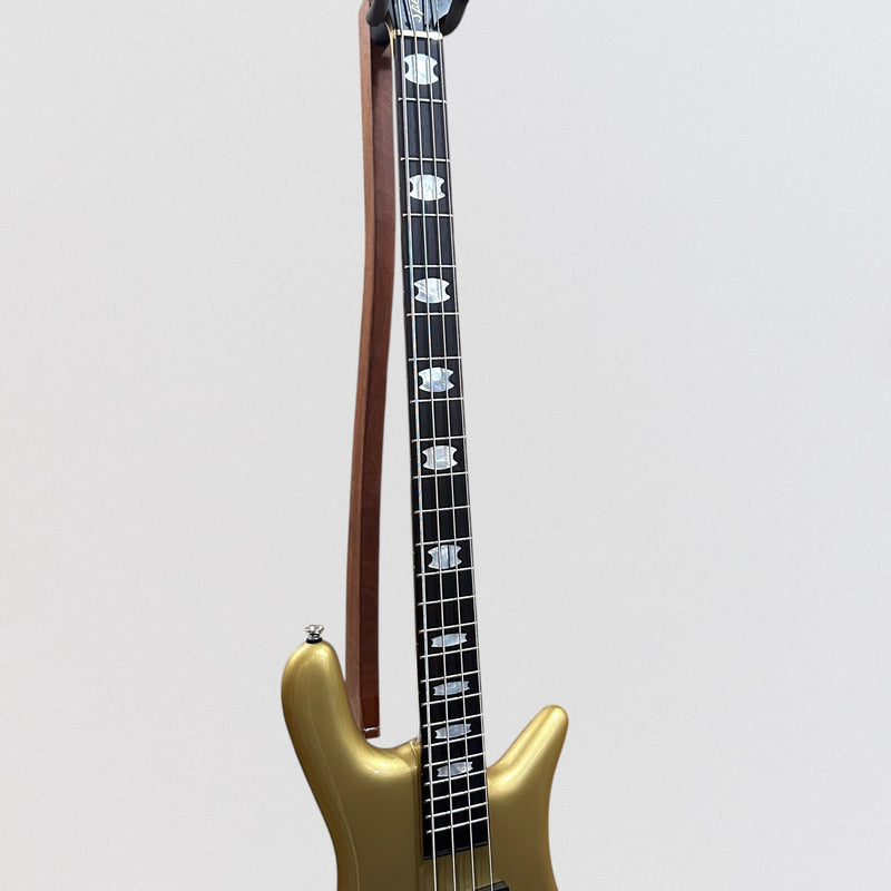 Spector Euro Classic 4 String Electric Bass Guitar - Metallic Gold Gloss