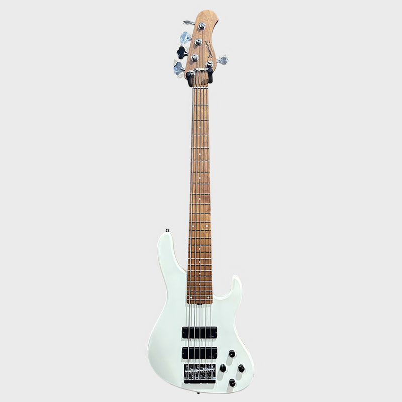 Sadowsky MetroExpress Modern 5 String Maple Board Electric Bass Guitar - White