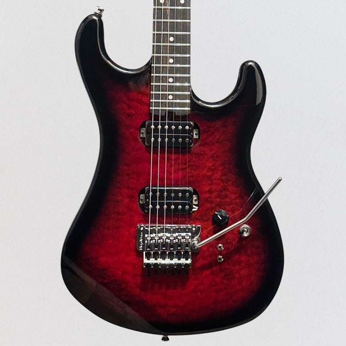 Kramer The 84 HH Quilt Electric Guitar - Magenta Burst