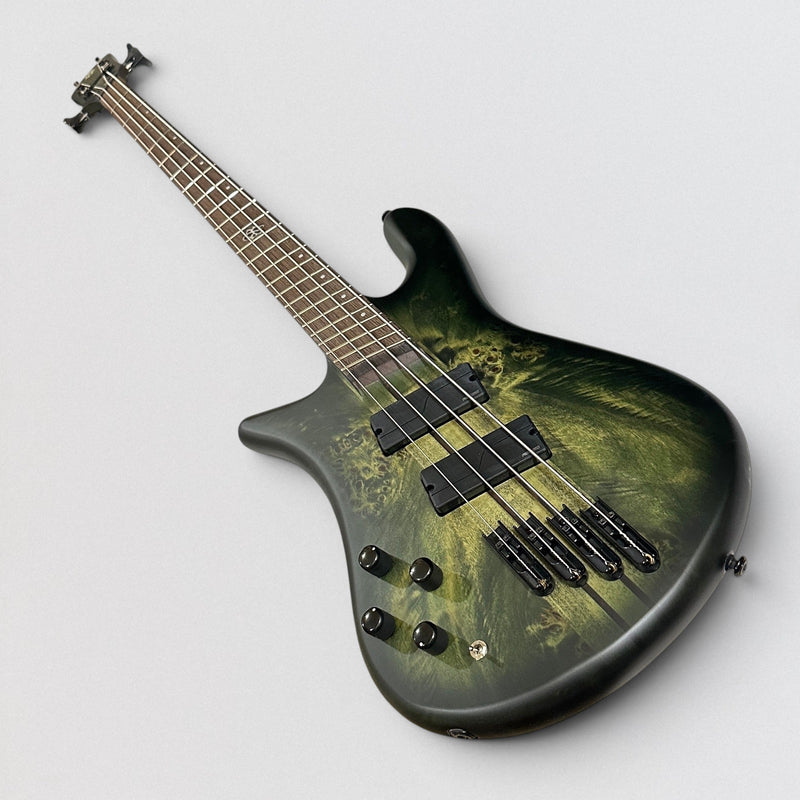 Spector NS Dimension Multi Scale 4 String Left Handed Electric Bass Guitar - Haunted Moss