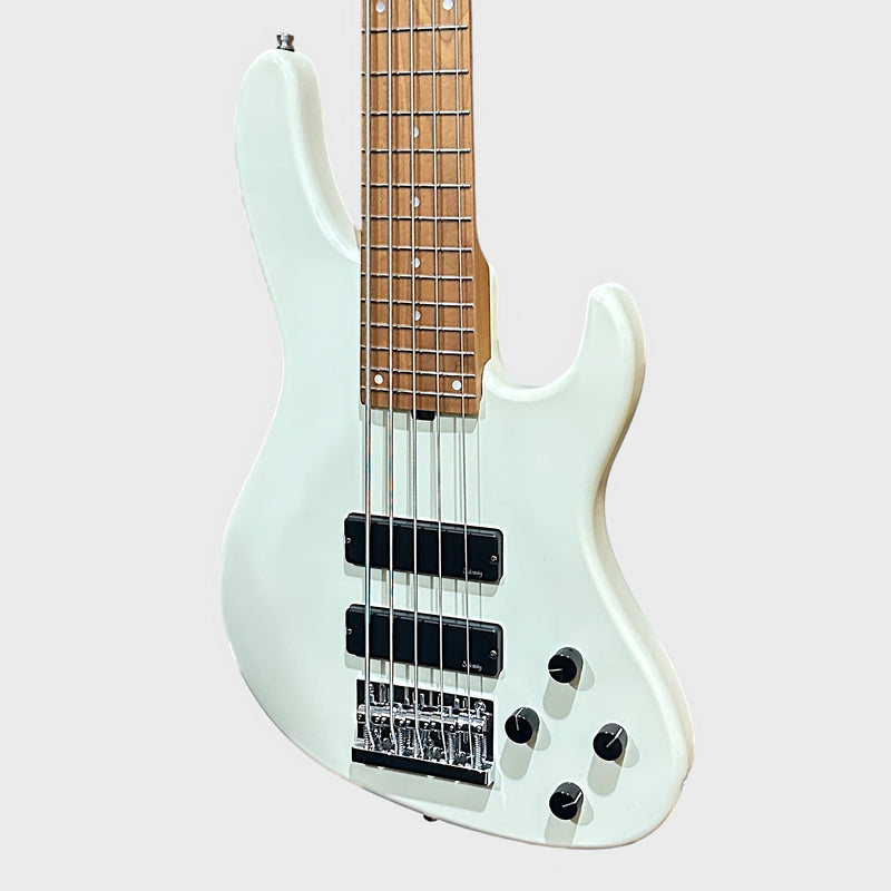Sadowsky MetroExpress Modern 5 String Maple Board Electric Bass Guitar - White