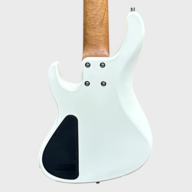 Sadowsky MetroExpress Modern 5 String Maple Board Electric Bass Guitar - White