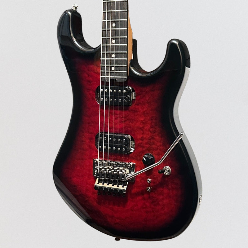 Kramer The 84 HH Quilt Electric Guitar - Magenta Burst