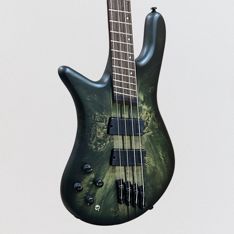 Spector NS Dimension Multi Scale 4 String Left Handed Electric Bass Guitar - Haunted Moss